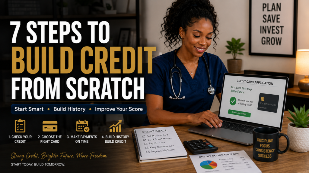 Seven Steps to Build Credit From Scratch Successfully