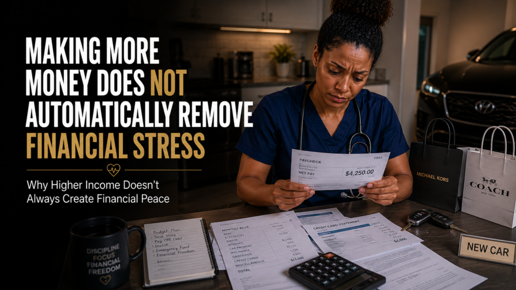 Nurse Experiencing Financial Stress Despite Earning More Money
