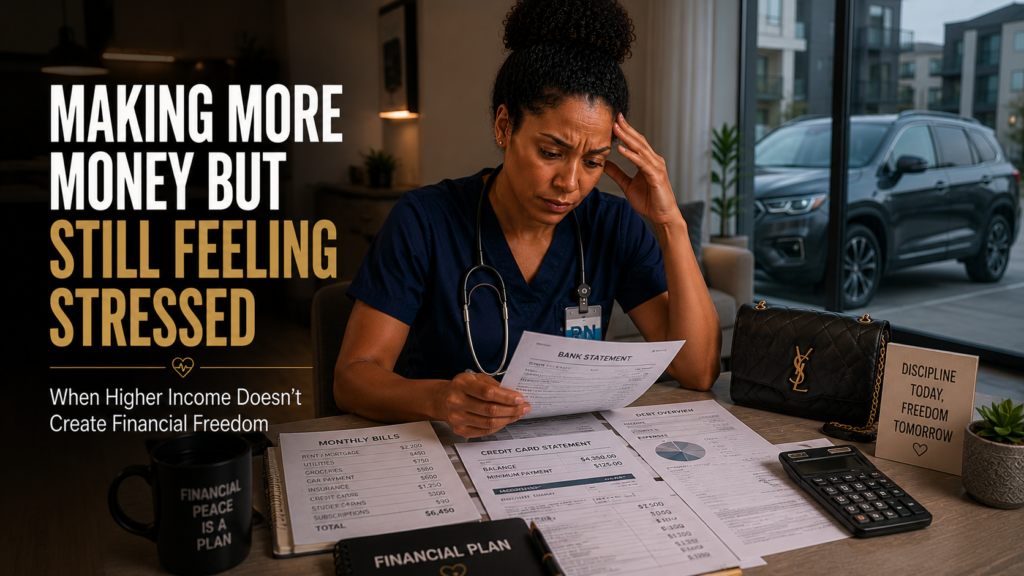 Nurse Earning More Money But Still Experiencing Financial Stress