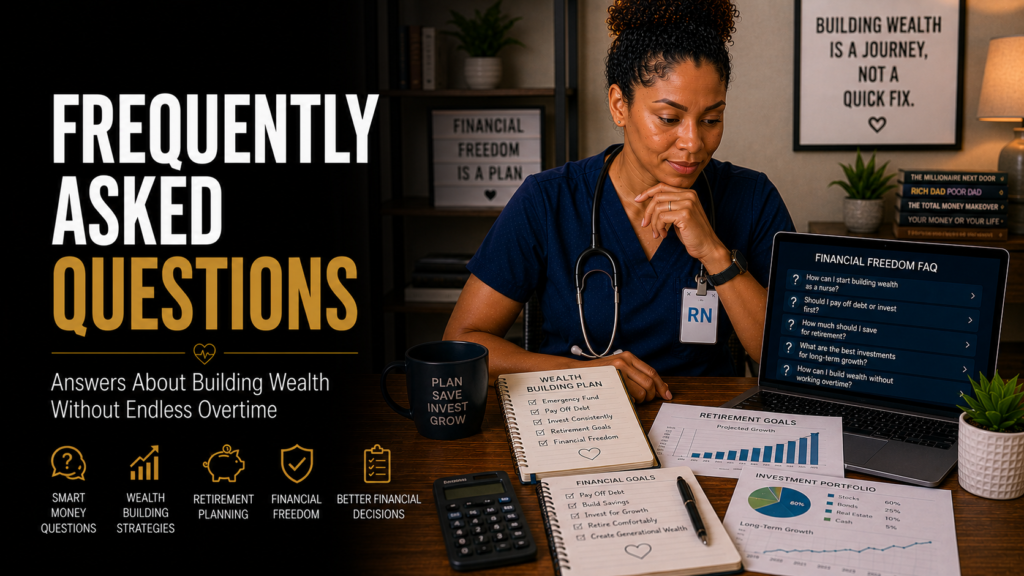 Frequently Asked Questions About How Nurses Build Real Wealth Without Working Endless Overtime