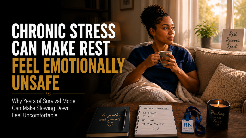 Chronic Stress Can Make Rest Feel Emotionally Unsafe for Nurses