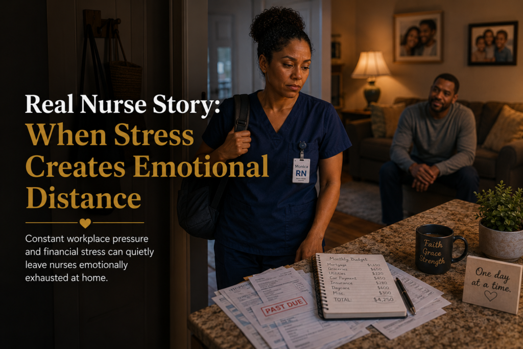 Financial Stress in Nurses Causing Emotional Distance in Relationships