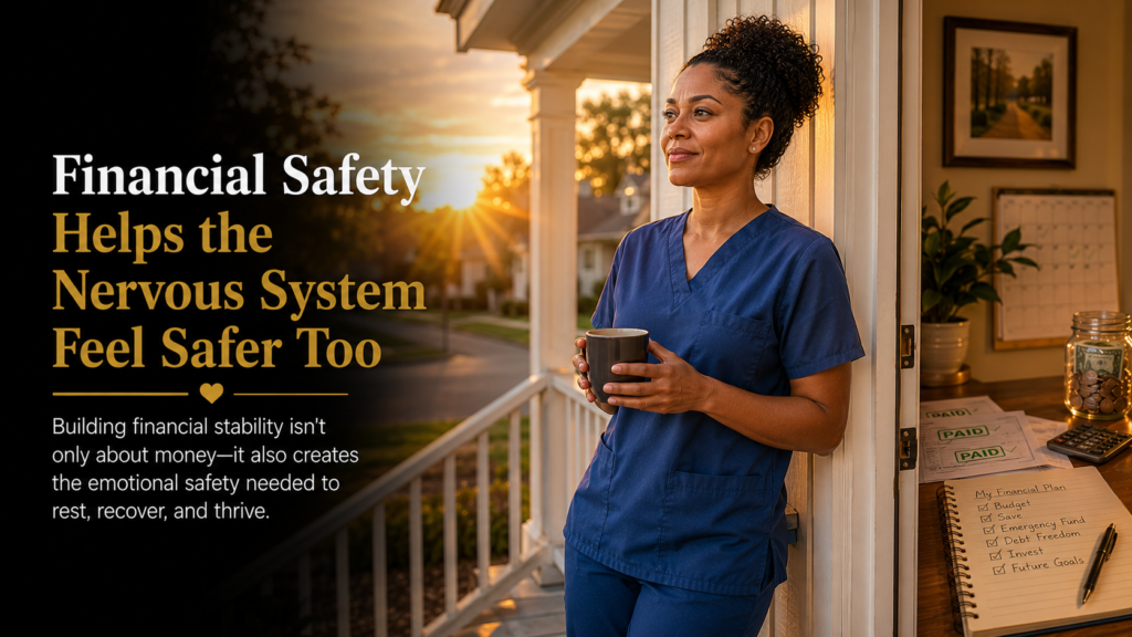 Nurses fear financial emergencies but gradually build financial security and emotional resilience through emergency savings and healthier financial habits