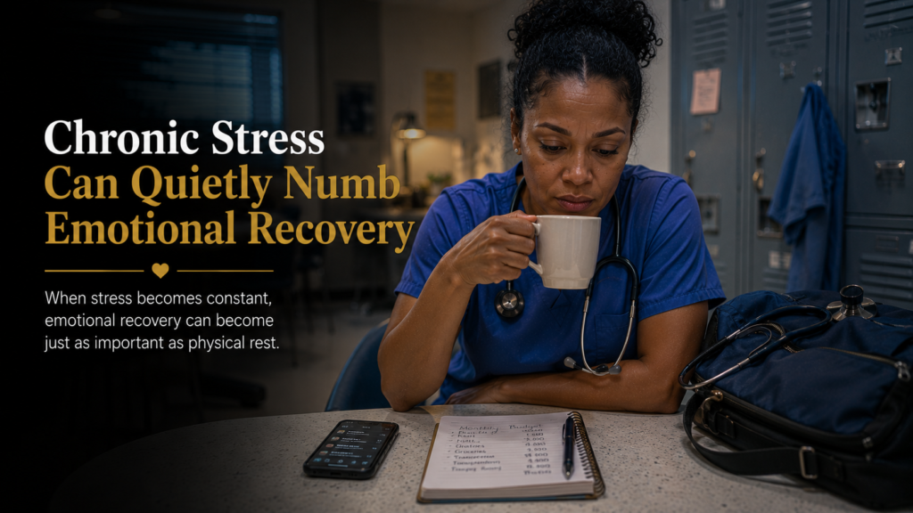 Some nurses feel emotionally numb from constant financial stress after balancing burnout, overtime, and long hospital shifts.