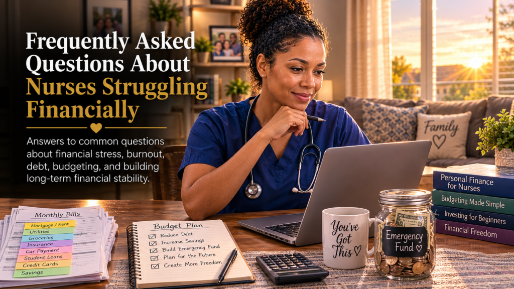 Nurses struggling financially finding hope and building a path toward long-term financial stability
