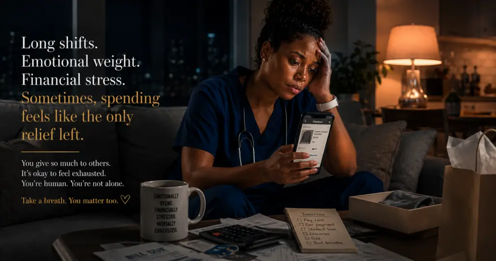 Best Investing Apps for Beginners in 2026 – nurse reviewing investment apps on a laptop in a modern home office