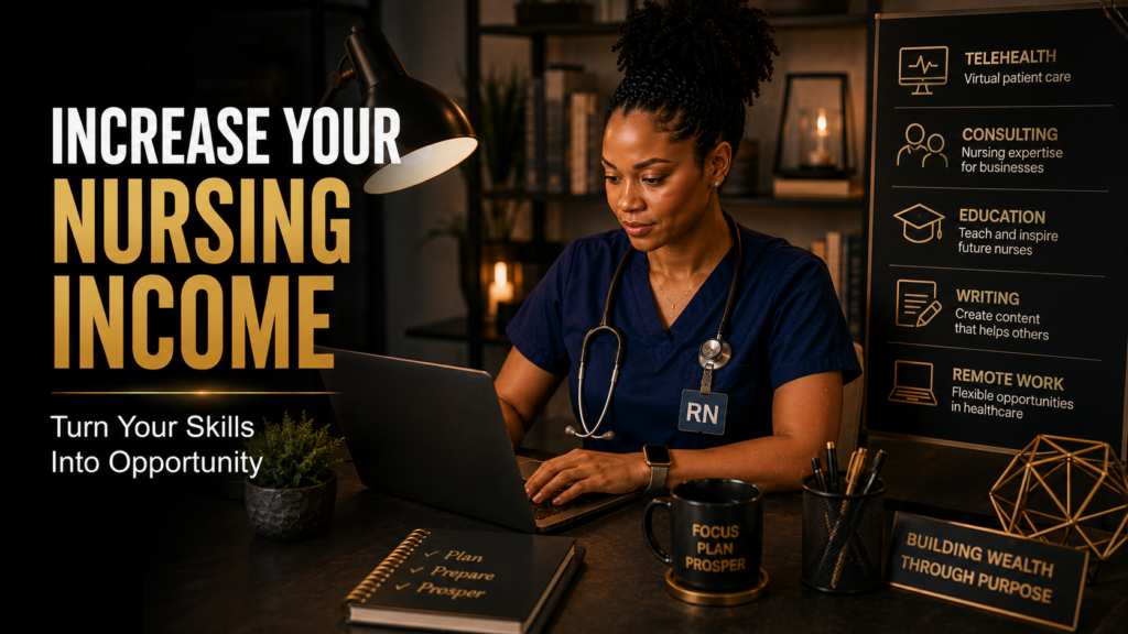 Nurse exploring additional income opportunities